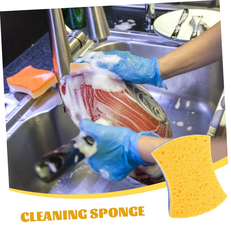 Ipetboom 2sets 6pcs Multi Use Kitchen Sponges Durable Cleaning Accessories