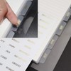 Multibey A5 Dividers 6-Tabs with Tab Sticker Labels 6-Ring A5