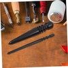 iplusmile 6pcs Sandalwood Leather Burnisher Tool for Projects Burnishing Tool