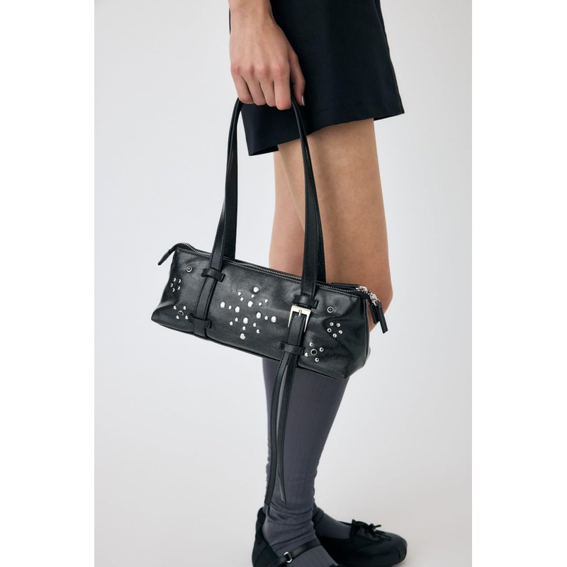 Mousey 010ISH55-3301 Women's Shoulder Bag, Black, Free size