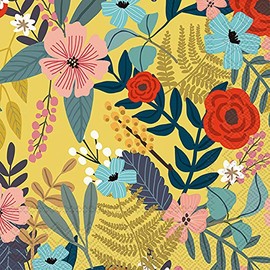 Boston International servilletas de papel para cócteles y bebidas, Laila, 5 x 5-Inches, 1