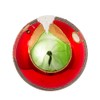 Kurt Adler Nutcracker Design Glass Ball Ornament, 80mm