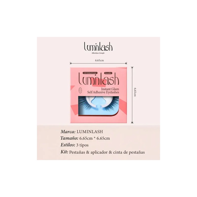 Luminlash Extensiones De Pestañas Pestañas Autoadhesi