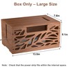 CILXGQLN Wooden Cable Management Box, Large Cord Hider Box &