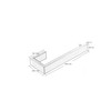 Towel Bar, Hand Towel Holder Stainless Steel SUS304, Bathroom Accessory