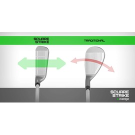 Square Strike Wedge For Right Handed Players-Pitching & Chipping Wedge for Men & Women -Legal for Tournament Play -Engineered by Hot List Winning Designer -Cut Strokes from Your Golf Game Fast