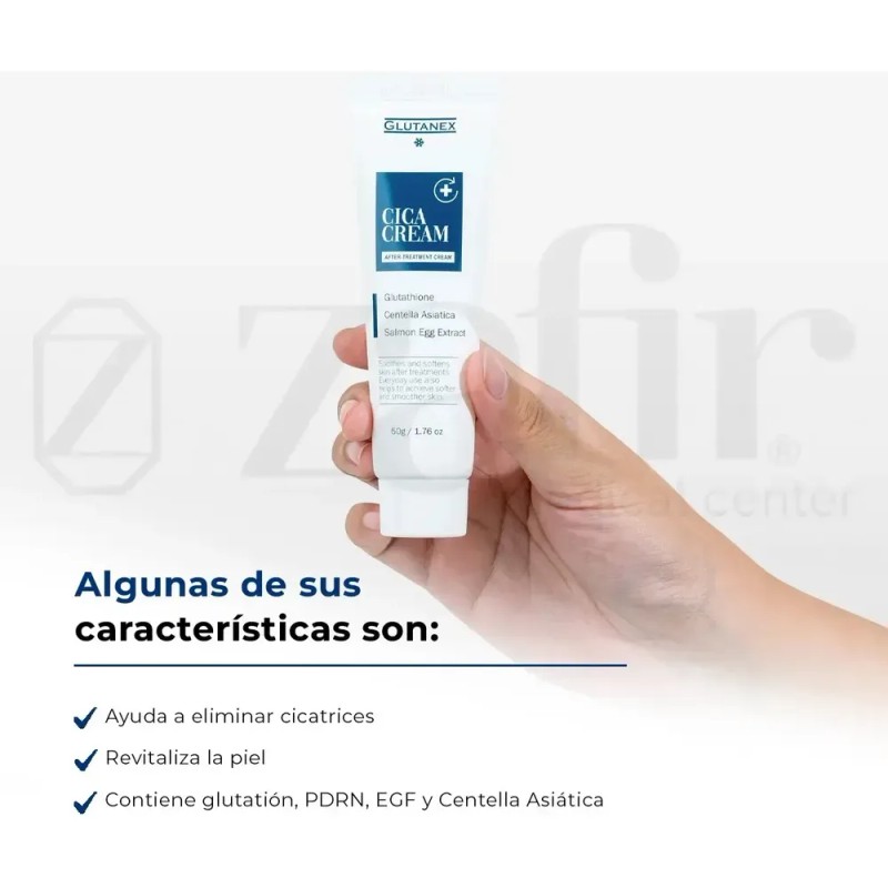 Crema Aclarante Para Cicatriz Y Manchas Glutanex Cica Cream Sin