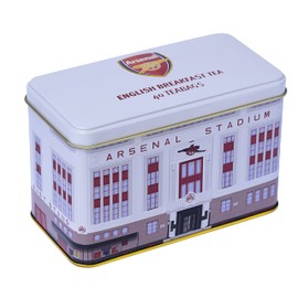 New English Teas Arsenal Highbury Tea Tin with 40 English Breakfast Teabags