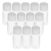 25pcs 10ml Sample Bottles Refillable Plastic Transparent Lotion Bottles Shower