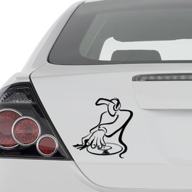 DJ Music Turntable for Car Truck Motorcycle Windows Bumper Laptop Home Wall Decor Vinyl Sticker Decal - Size [8 in/20 cm] Tall Color- Gloss Black