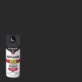 Rust-Oleum 384757 Stops Rust Custom Spray 5-in-1 Automotive Primer Spray, 12 oz, Flat Dark Gray