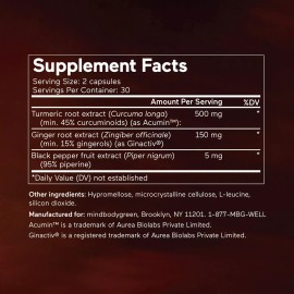 Mindbodygreen Turmeric Potency+ 30 servings/1 bottle EXP 2025