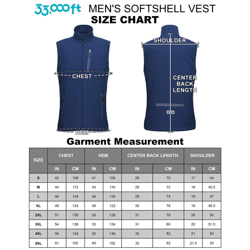 33,000ft - Smanicato leggero in softshell per uomo, impermeabile e