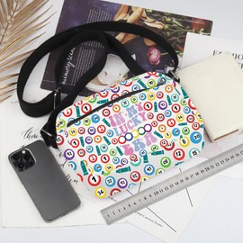 CMNIM Gambling Player Gifts My Lucky Bigo Era Crossbody Purse Player Winner Balls Carrying Bag for Game Lover Gifts