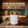 ATERET 5 Gallon Buckets Only - Durable 90 Mil All