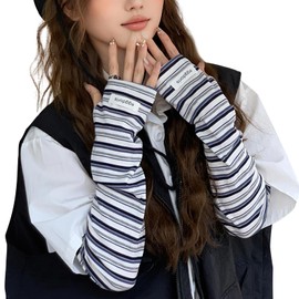 EAXGO Women's Arm Covers, Cool to the Touch with Contact Cooling, UPF50+ Certified from a Professional Institution, Relaxed Design, Arm Sleeves, Arm Covers, Sun Protection, UV Protection, Breathable,