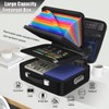 Fireproof Document Box, Hard Shell Fireproof Box, Document Organizer with