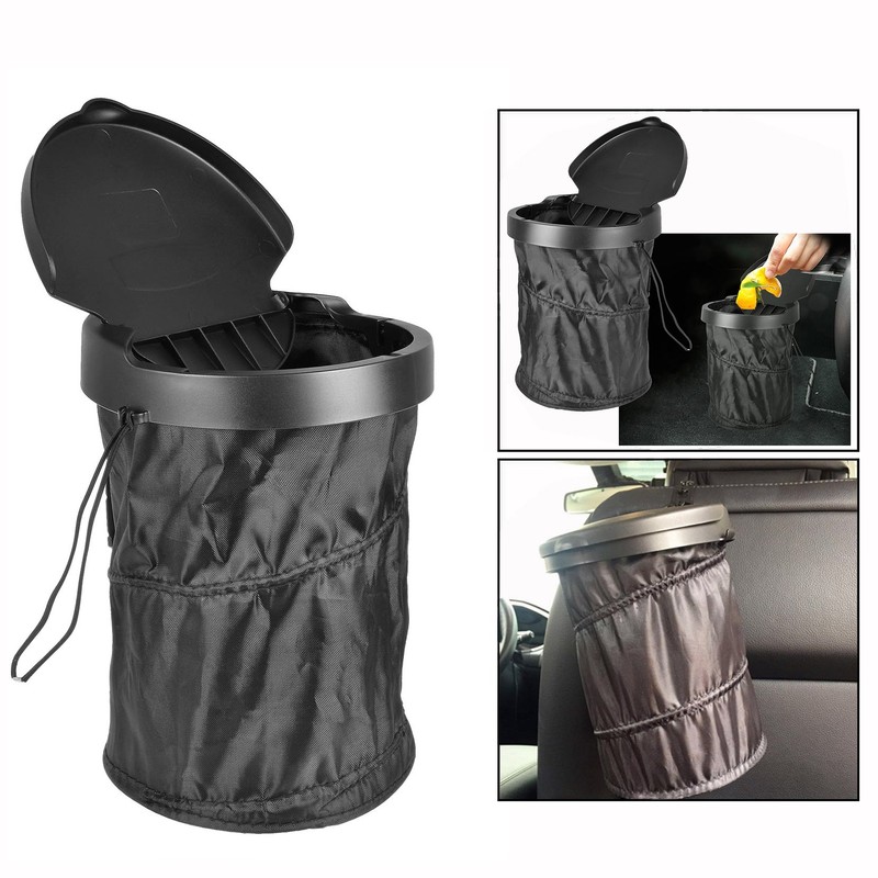 OFKPO Car Rubbish Bin, Foldable Repeatable Waste Bin / Waste
