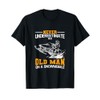 Never Underestimate An Old Man On A Snowmobile T-Shirt