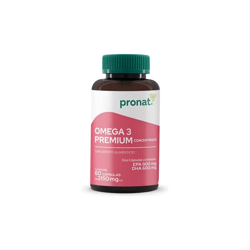 Suplemento Omega 3 Premium Concentrado (60 Caps) - Pronat