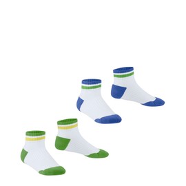 ESPRIT Unisex Children's Active Tennis Trainer Socks Against Sweat Durable Multipack Quick-Drying Breathable Sustainable Organic Cotton Functional Material 2 Pairs, Multicoloured (assortment 0030)