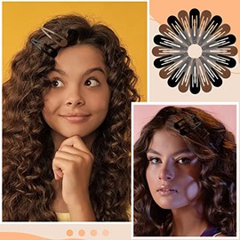 80 Pinzas de Pelo de 2.7 Pulgadas de Tamaño Grande Pasador de Pelo a Presión Grandes Clips de Cabello de Metal para Mujer Hebilla de Cabello Antidesli