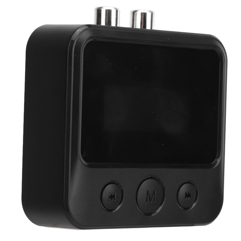 Bluetooth5.0 Receiver Transmitter 3.5MM Clear Screen Wireless Stereo Adapter for