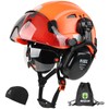 GREEN DEVIL Hard Hat Safety Helmet with Visor and Ear