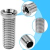 35mm M12 Stainless Steel Hollow Screw for Kitchen Sink Strainer
