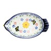 Bicuzat Vintage Butterfly and Flower Pattern Pie Pan, Chicken Shape