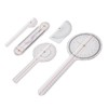 5Pcs Finger Small Joint Goniometer Clear Scale Transparent PVC Finger