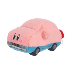 Sangei Trading Kirby Discovery Kurumaho Burul Plush Toy (W x D x H): 3.5 x 5.3 x 2.8 inches (9 x 13.5 x 7 cm) Plush