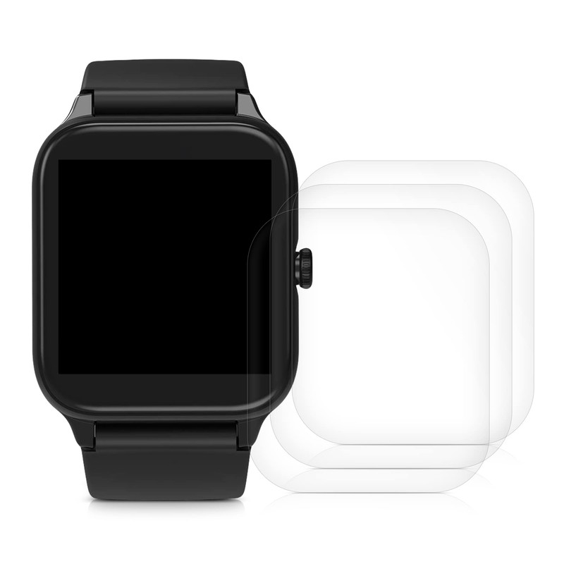 kwmobile Screen Protectors Compatible with Blackview R3 Pro Smartwatch -