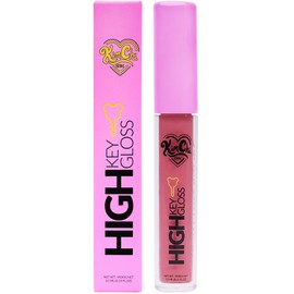 Kimchi Chic High Key Gloss, High-Shine Lip Gloss Helps Illuminate Your Look and Face, Non-Sticky, Deep Pink, 13 Goji Berry, 3.5ml