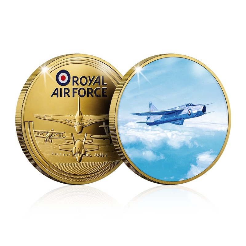 The RAF Collection Gold Coin/Medal - Lightning - High Command