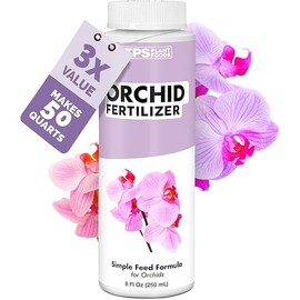 TPS NUTRIENTS Orchid Plant Food for All Orchids and Acid Loving Houseplants, Promotes Growth and Blooms, Liquid Fertilizer 8 oz (250mL)