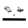 Cablecc Up Angled USB 2.0 Type-A Male to Micro USB