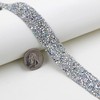 1Yard*2cm Rhinestone Stone Beaded Trim Sparkling Crystal Rhinestone Hotfix Applique