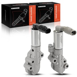 A-Premium 2-PC Exhaust Engine Variable Valve Timing (VVT) Solenoid Compatible with Kia Sorento, Sedona, Telluride, Cadenza, Stinger & Hyundai Santa Fe, Genesis, Genesis Coupe, Palisade, Azera
