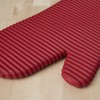 KITCHENAID Ribbed Soft Silicone Oven Mitt 2-Pack Set, 7.5"x13", Passion