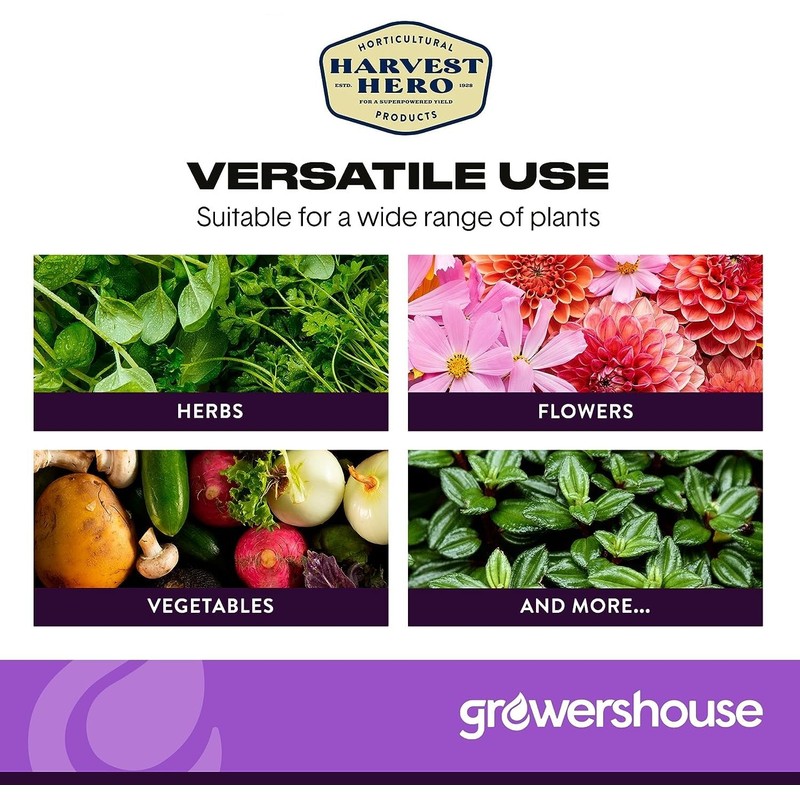 Harvest Hero 12qt Organic Perlite for Plants, Perlite for Gardening