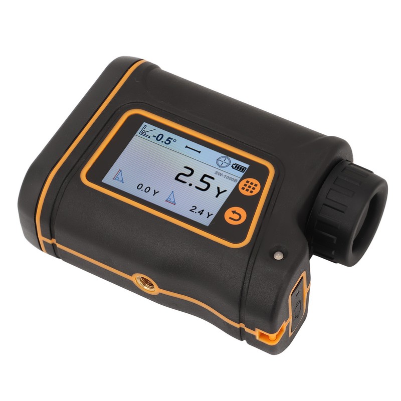 Telescope Range Finder 6X Magnification LCD Touch Screen Laser Distance