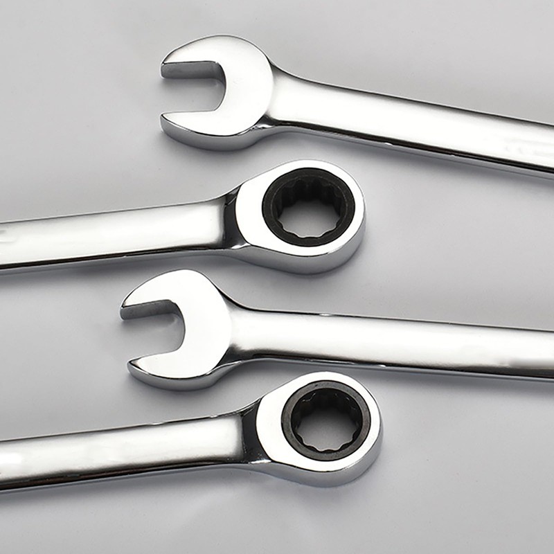 POWERTOOL Ratchet Spanner Open End & Ring Spanner Double Flat