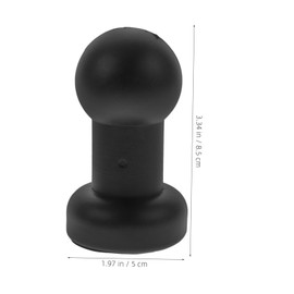 BESPORTBLE 10pcs Replacement Trampoline Rod Covers Sturdy Plastic Tube Protectors for Trampoline Accessories Easy to Install Secure Safety Net to Bar Black