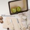 2 in 1 Foldable Cutting Board Dish Tub Multifunction Space