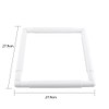 Square Cross Stitch Frame, Snap Clip Frame for Embroidery Plastic