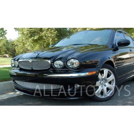 MGC Collection TOP & Lower Mesh Grille set for Jaguar X-Type  02-2007 bright stainless or black