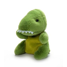 The Petting Zoo T-Rex Stuffed Animal Plushie, Nuggetz Animals, Green T-Rex Dinosaur Plush Toy 6 inches