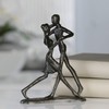 Casablanca sculpture Figurine Dancing, Dancing Couple, Burnished Iron – Height