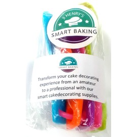 Smart Baking Set of 5pcs Multi Colours Plastic Measuring Spoon Set | Kitchen Utensils Baking Set | Perfect Measuring Cups for Baking or Cooking Task